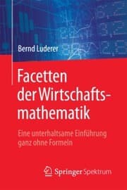 Cover von Facetten der Wirtschaftsmathematik