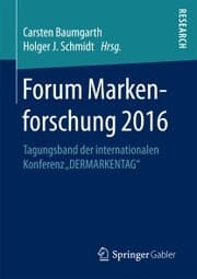 Cover von Forum Markenforschung 2016