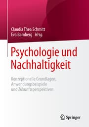 Cover von Psychologie und Nachhaltigkeit