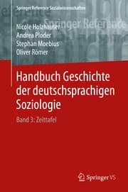Cover von Handbuch Geschichte der deutschsprachigen Soziologie