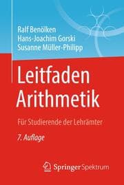 Cover von Leitfaden Arithmetik