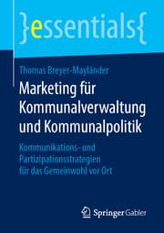 Cover von Marketing für Kommunalverwaltung und Kommunalpolitik