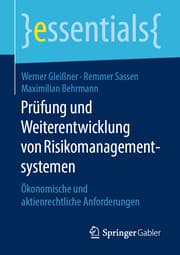 Cover von Prüfung und Weiterentwicklung von Risikomanagementsystemen