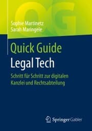 Cover von Quick Guide Legal Tech
