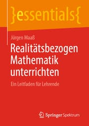 Cover von Realitätsbezogen Mathematik unterrichten
