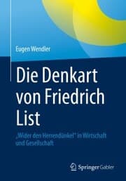 Cover von Die Denkart von Friedrich List