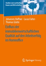 Cover von Einfluss der immobilienwirtschaftlichen Qualität auf den Arbeitserfolg im Homeoffice
