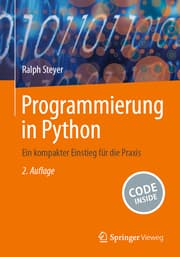 Cover von Programmierung in Python
