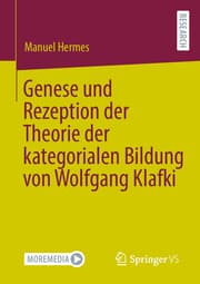Cover von Genese und Rezeption der Theorie der kategorialen Bildung von Wolfgang Klafki
