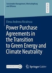 Cover von Power Purchase Agreements in the Transition to Green Energy and Climate Neutrality