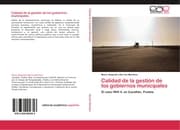 Cover von Calidad de la gestión de los gobiernos municipales