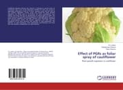 Cover von Effect of PGRs as foliar spray of cauliflower