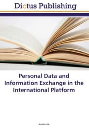 Cover von Personal Data and Information Exchange in the International Platform