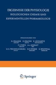 Cover von Ergebnisse der Physiologie Biologischen Chemie und Experimentellen Pharmakologie / Reviews of Physiology Biochemistry and Experimental Pharmacology