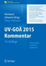 Cover von UV-GOÄ 2015 Kommentar - Arbeitsunfälle und Berufskrankheiten