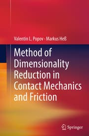 Cover von Method of Dimensionality Reduction in Contact Mechanics and Friction