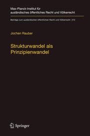 Cover von Strukturwandel als Prinzipienwandel