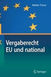 Cover von Vergaberecht EU und national
