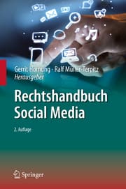 Cover von Rechtshandbuch Social Media