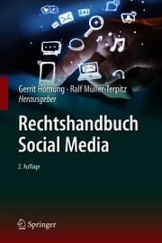 Cover von Rechtshandbuch Social Media