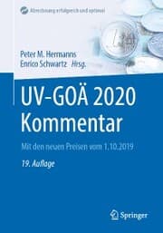 Cover von UV-GOÄ 2020 Kommentar