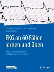 Cover von EKG an 60 Fällen lernen und üben