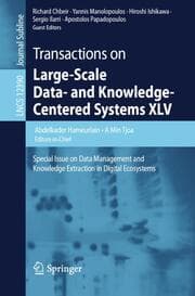 Cover von Transactions on Large-Scale Data- and Knowledge-Centered Systems XLV