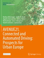 Cover von AVENUE21. Connected and Automated Driving: Prospects for Urban Europe