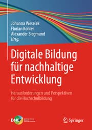 Cover von Digitale Bildung für nachhaltige Entwicklung