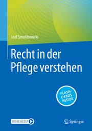 Cover von Recht in der Pflege verstehen