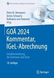 Cover von GOÄ 2024 Kommentar, IGeL-Abrechnung