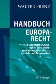 Cover von Handbuch Europarecht