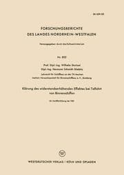Cover von Klärung des widerstandserhöhenden Effektes bei Talfahrt von Binnenschiffen