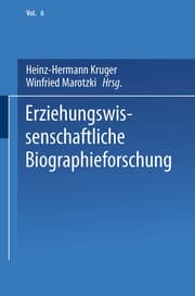 Cover von Erziehungswissenschaftliche Biographieforschung
