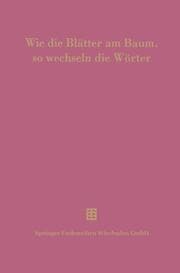 Cover von Wie die Blätter am Baum, so wechseln die Wörter