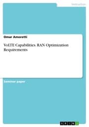 Cover von VoLTE Capabilities. RAN Optimization Requirements