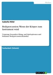 Cover von Bodypercussion. Wenn der Körper zum Instrument wird