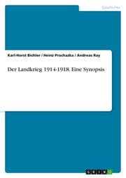 Cover von Der Landkrieg 1914-1918. Eine Synopsis
