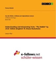 Cover von Understanding and Interpreting Texts. 'The Hobbit' by J.R.R. Tolkien (Englisch 10. Klasse Realschule)