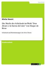 Cover von Die Macht des Schicksals im Werk 'Don Álvaro o la fuerza del sino' von Duque de Rivas