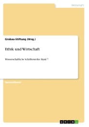 Cover von Ethik und Wirtschaft