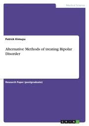Cover von Alternative Methods of treating Bipolar Disorder