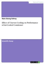 Cover von Effect of Uneven Cooling on Performance of Air-Cooled Condenser