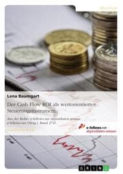 Cover von Der Cash Flow ROI als wertorientiertes Steuerungsinstrument