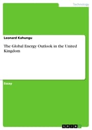 Cover von The Global Energy Outlook in the United Kingdom