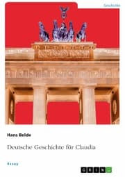 Cover von Deutsche Geschichte für Claudia
