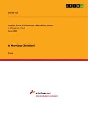 Cover von Is Marriage Christian?