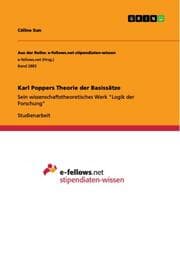 Cover von Karl Poppers Theorie der Basissätze