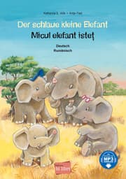 Cover von Der schlaue kleine Elefant (Deutsch-Rumänisch)