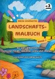 Cover von Mein schönstes Landschafts-Malbuch